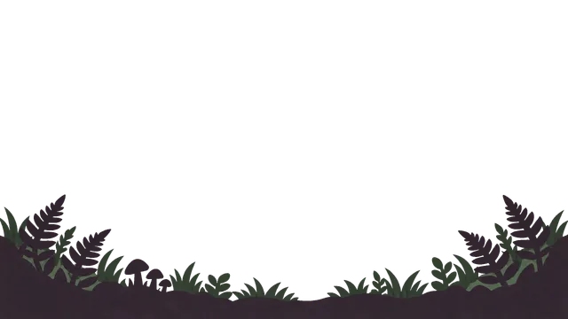 The Foreground layer on its own, flat, with no light or shadow drawn in