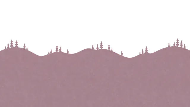 The Hills layer on its own, flat, with no light or shadow drawn in