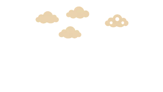 The Clouds layer on its own, flat, with no light or shadow drawn in